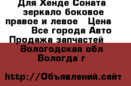 Для Хенде Соната2 зеркало боковое правое и левое › Цена ­ 1 400 - Все города Авто » Продажа запчастей   . Вологодская обл.,Вологда г.